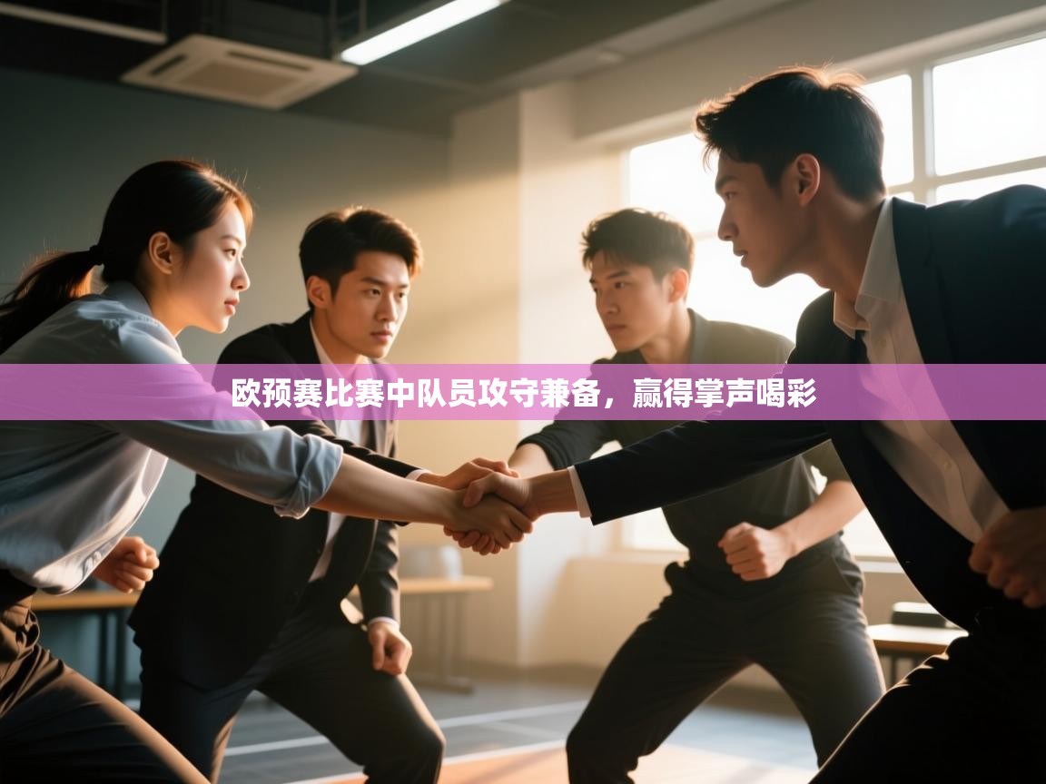 欧预赛比赛中队员攻守兼备，赢得掌声喝彩